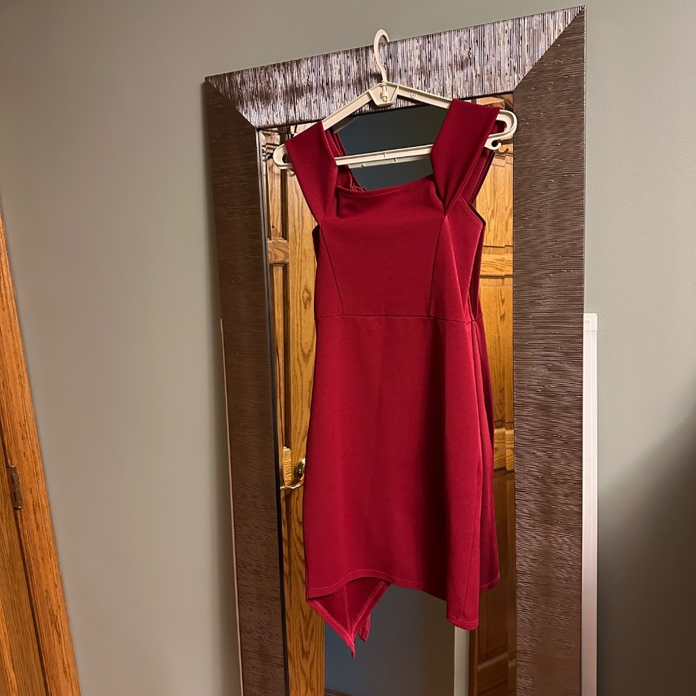 Red Mini Dress - Picture 2 of 2